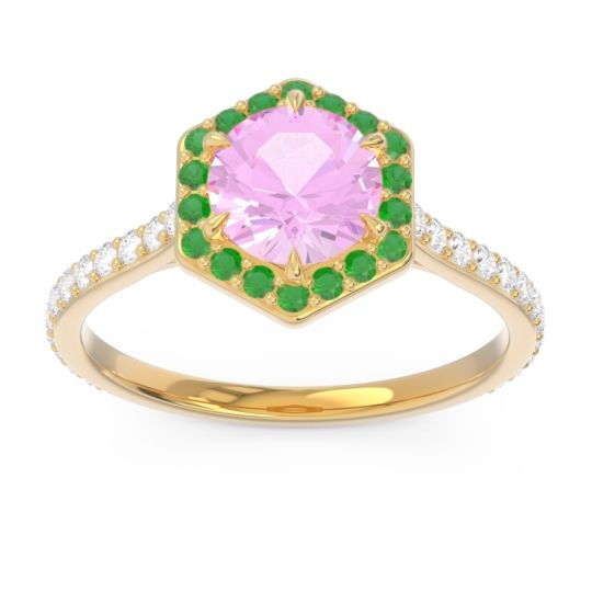 Halo Pave Zukti Ring