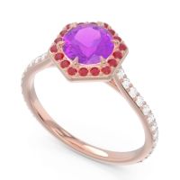 Halo Pave Zukti Ring