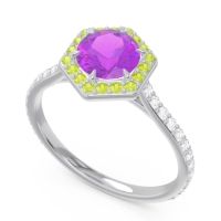 Halo Pave Zukti Ring