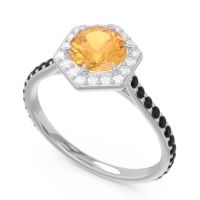 Halo Pave Zukti Ring