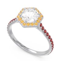 Halo Pave Zukti Ring