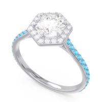 Halo Pave Zukti Ring