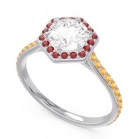 Halo Pave Zukti Ring