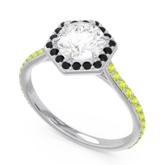Halo Pave Zukti Ring