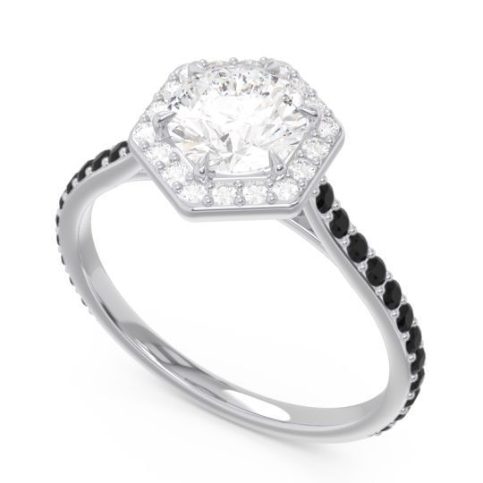 Halo Pave Zukti Ring