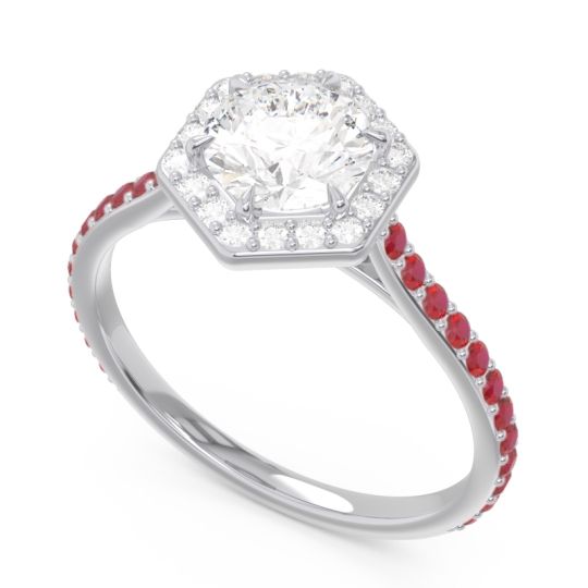 Halo Pave Zukti Ring