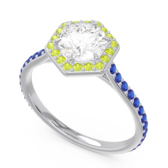 Halo Pave Zukti Ring