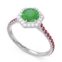 Halo Pave Zukti Ring