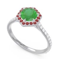 Halo Pave Zukti Ring