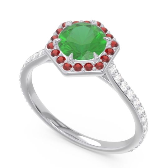 Halo Pave Zukti Ring