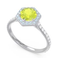 Halo Pave Zukti Ring