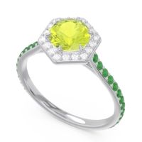 Halo Pave Zukti Ring