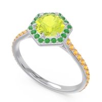 Halo Pave Zukti Ring