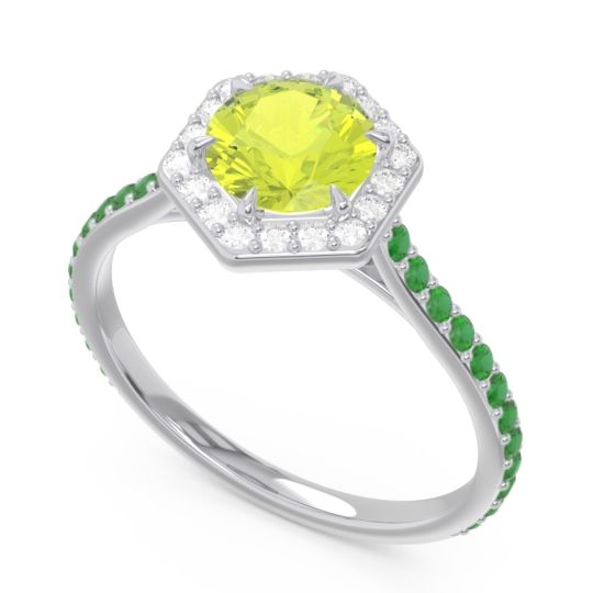 Halo Pave Zukti Ring