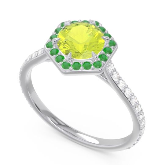 Halo Pave Zukti Ring