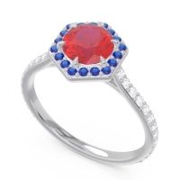 Halo Pave Zukti Ring