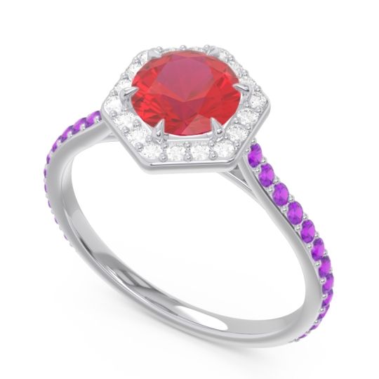 Halo Pave Zukti Ring