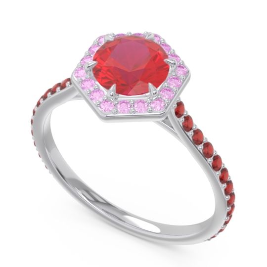 Halo Pave Zukti Ring