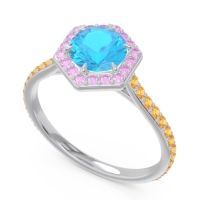Halo Pave Zukti Ring
