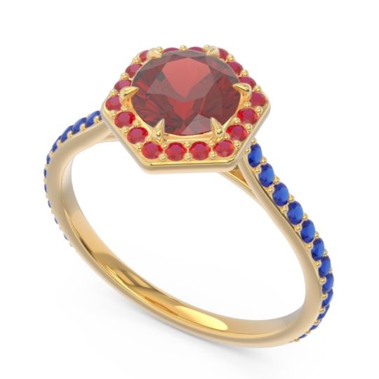 Halo Pave Zukti Ring