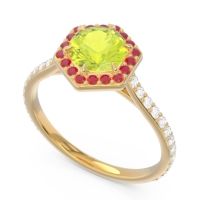 Halo Pave Zukti Ring