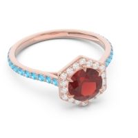 Halo Pave Zukti Ring