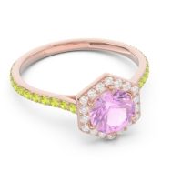 Halo Pave Zukti Ring