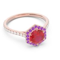 Halo Pave Zukti Ring