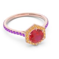 Halo Pave Zukti Ring