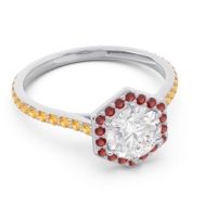 Halo Pave Zukti Ring