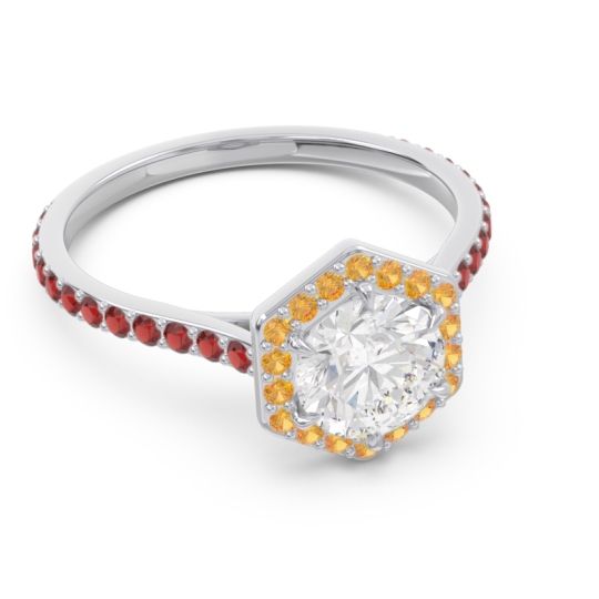 Halo Pave Zukti Ring