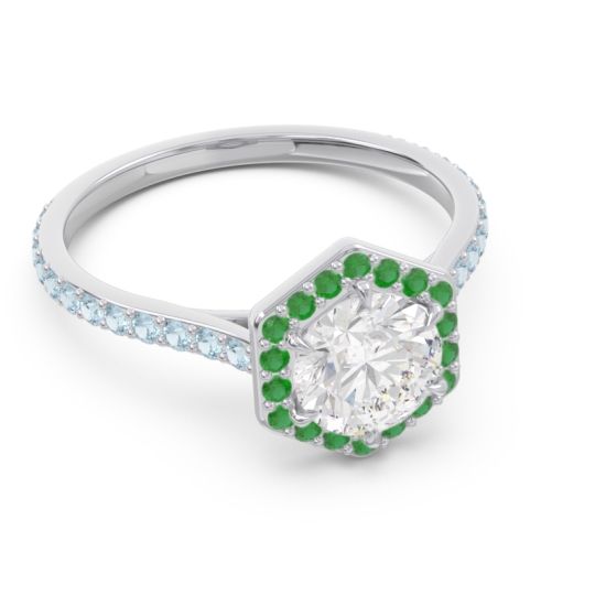 Halo Pave Zukti Ring