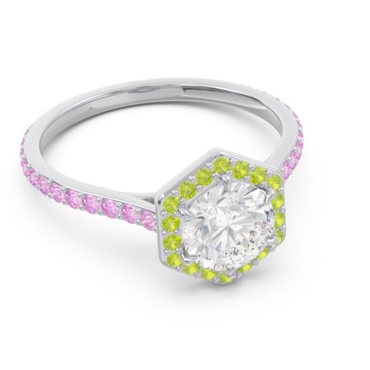 Halo Pave Zukti Ring