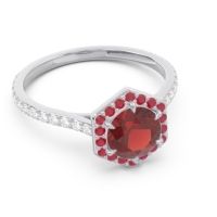 Halo Pave Zukti Ring