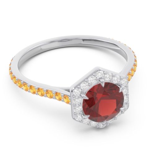 Halo Pave Zukti Ring