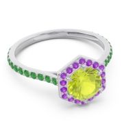 Halo Pave Zukti Ring