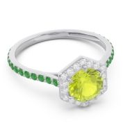 Halo Pave Zukti Ring