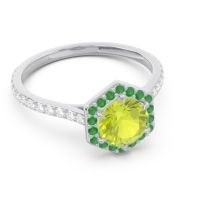 Halo Pave Zukti Ring