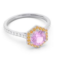 Halo Pave Zukti Ring