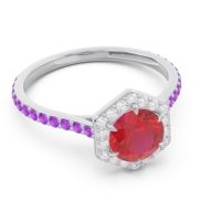 Halo Pave Zukti Ring