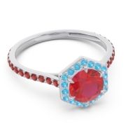 Halo Pave Zukti Ring