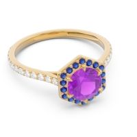 Halo Pave Zukti Ring