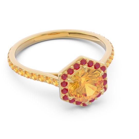 Halo Pave Zukti Ring