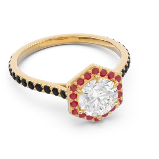 Halo Pave Zukti Ring