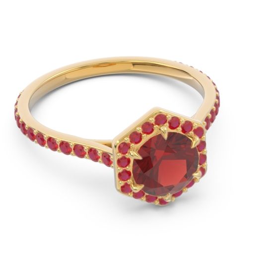 Halo Pave Zukti Ring