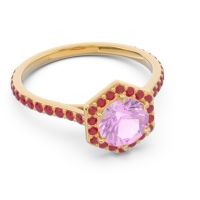 Halo Pave Zukti Ring