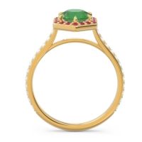 Halo Pave Zukti Ring