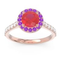 Halo Pave Kirtana Ring
