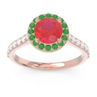Halo Pave Kirtana Ring