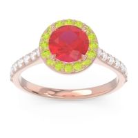 Halo Pave Kirtana Ring